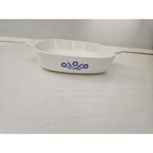 Vintage Corning Ware P-7-B Blue Cornflower 7"‎ Skillet Casserole Dish-No Lid